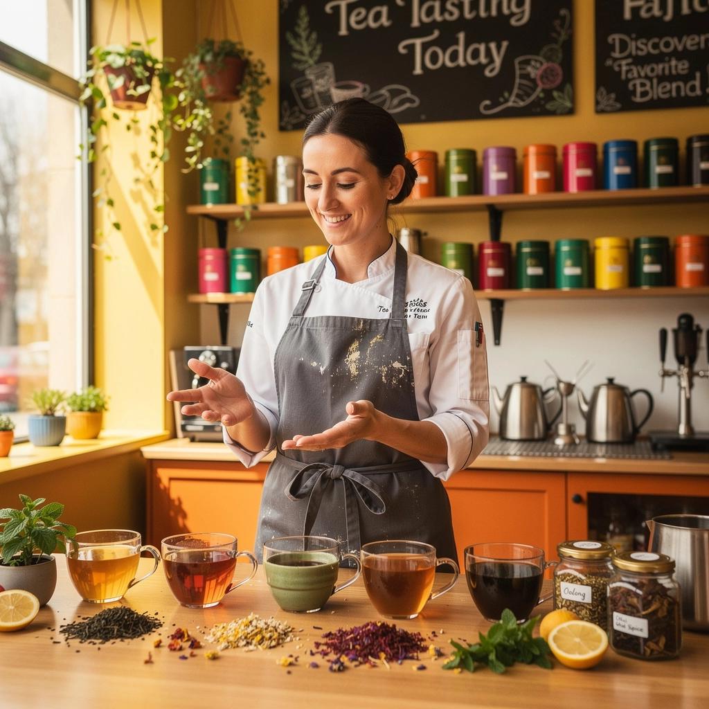 Tárkonyfű tea szervírozása egy elegáns étkezőasztalon, gyönyörű poharakban.